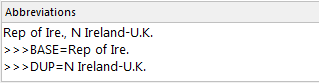 an example of a holiday abbreviation with variations an example of a holiday abbreviation with variations