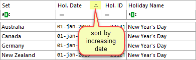 basic sorting