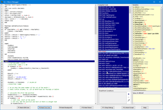 compiled code in the macros debugger