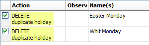 image 5.2: suggested action for duplicate link holidays