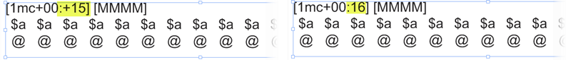 examples of tokens with date offset modifiers where the addition of the :dte modifier would make a difference