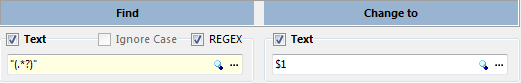 Sample result log below