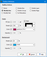 SARAs Frame/Background Options